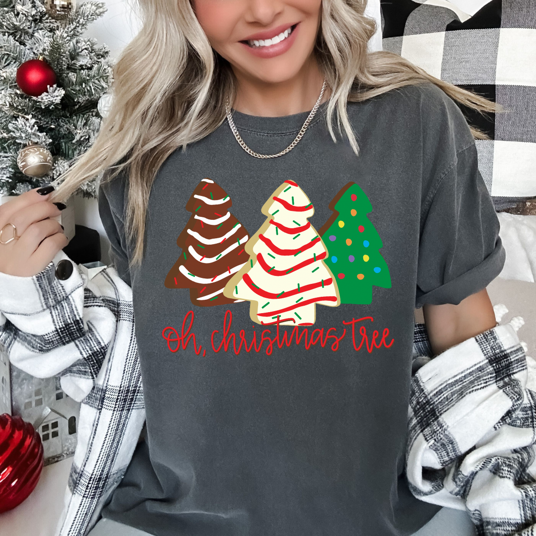 Snack Cakes Oh Christmas Tree T-Shirt