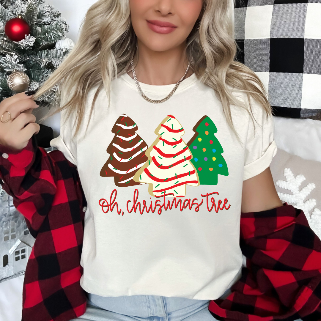 Snack Cakes Oh Christmas Tree T-Shirt