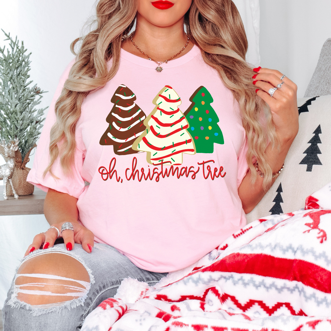 Snack Cakes Oh Christmas Tree T-Shirt