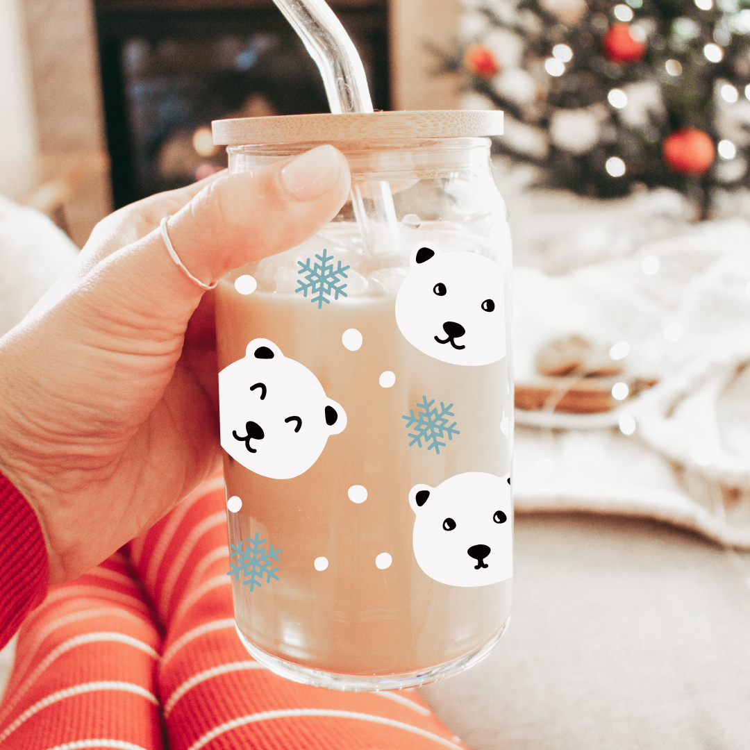 Polar Bears & Snowflakes Cup