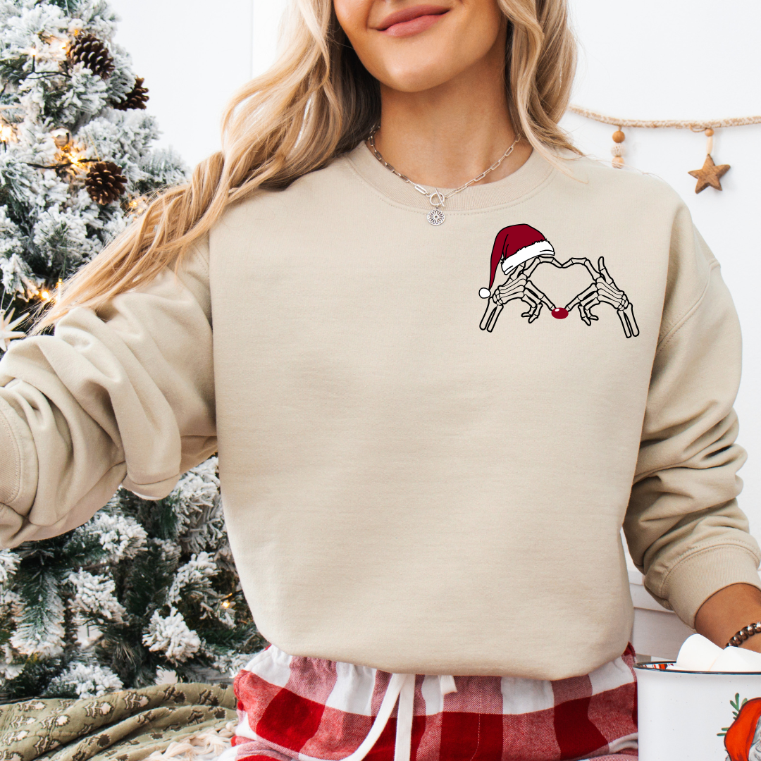 Holiday Heart Hands Sweatshirt