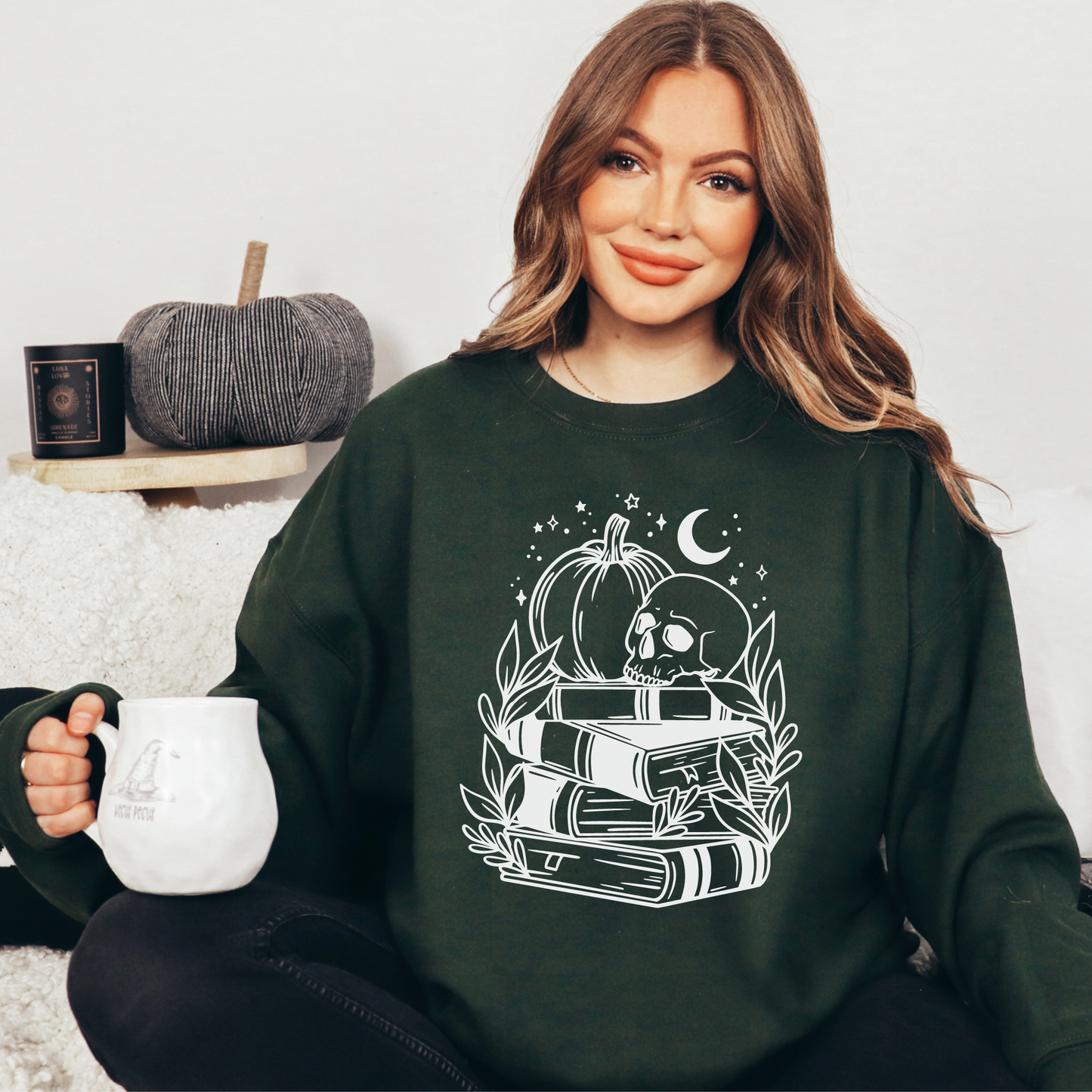 Spooky Bookstack Sweatshirt