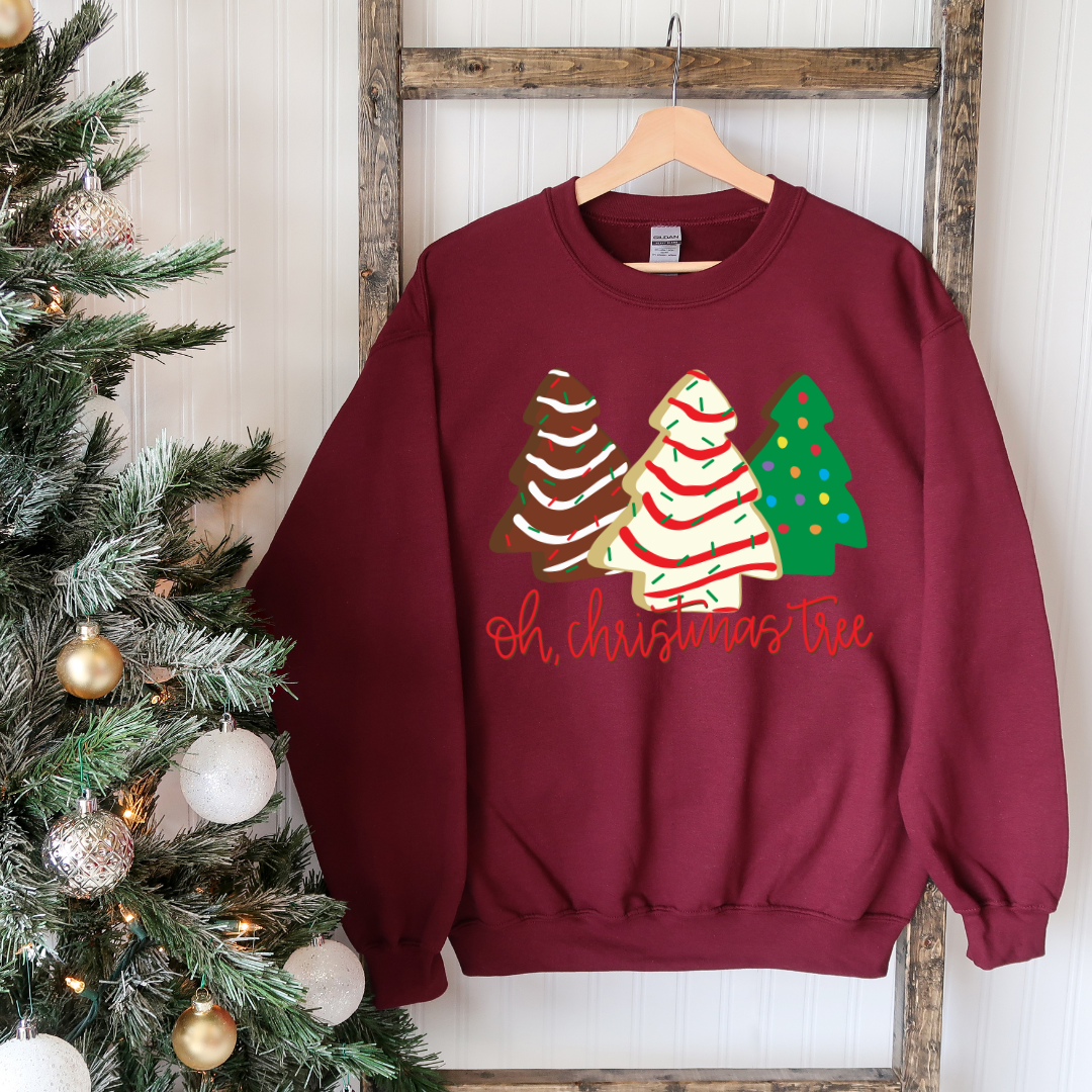 Snack Cakes Oh Christmas Tree Sweatshirt