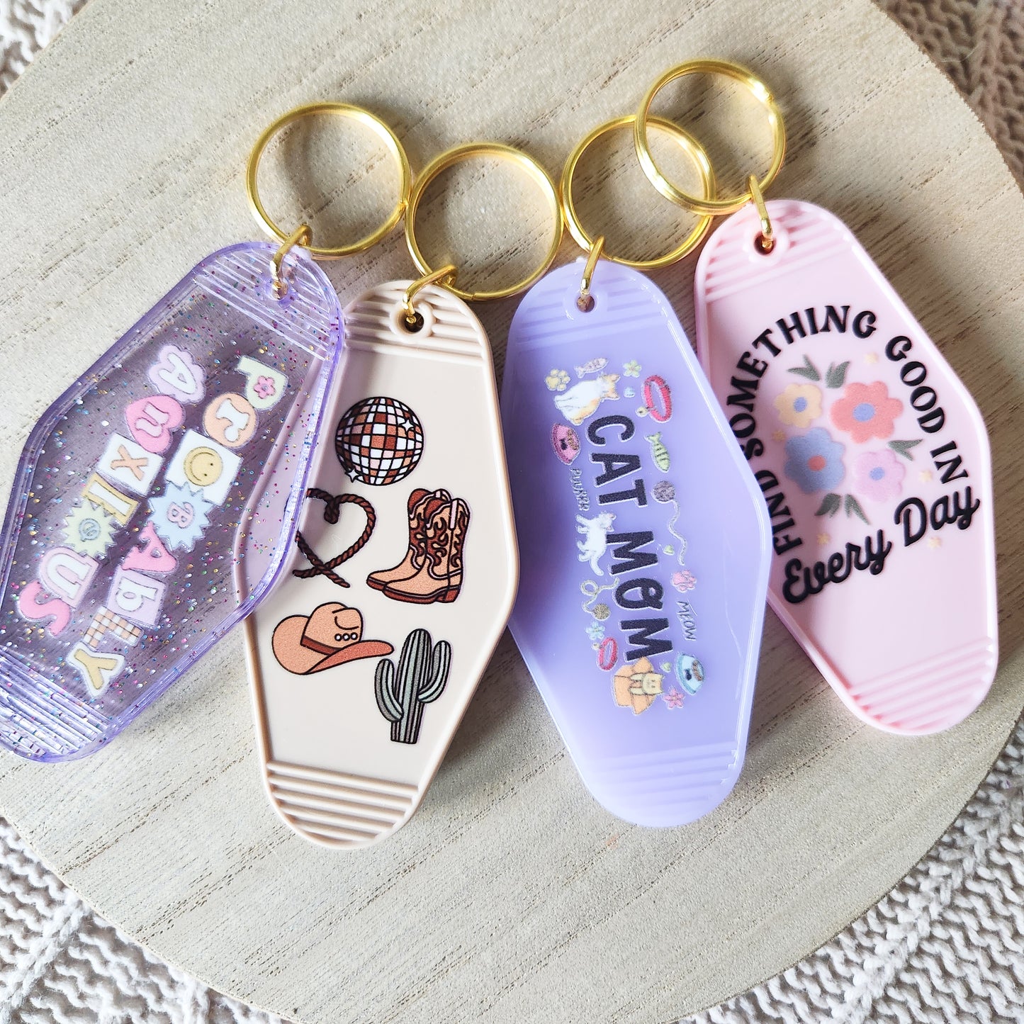 Probably Anxious Motel Keychain