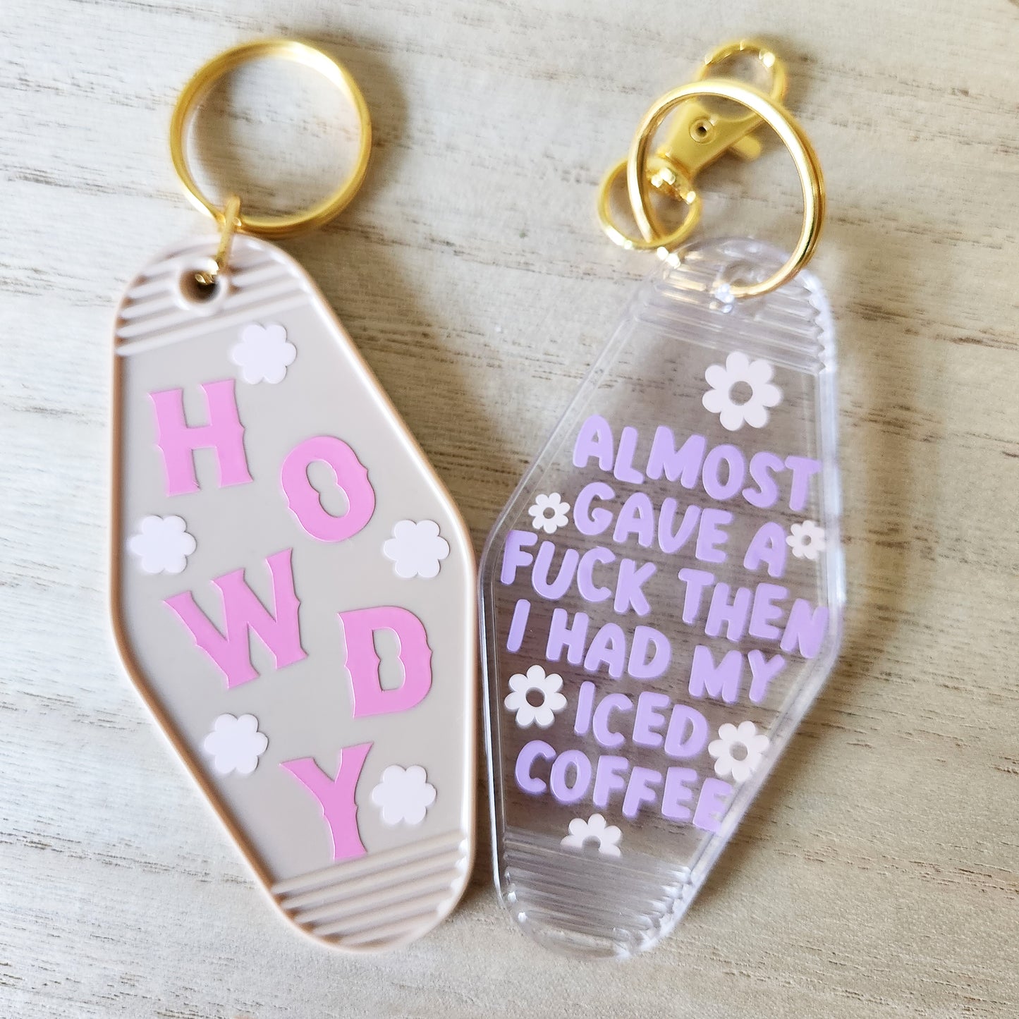 Almost Gave An F Motel Keychain