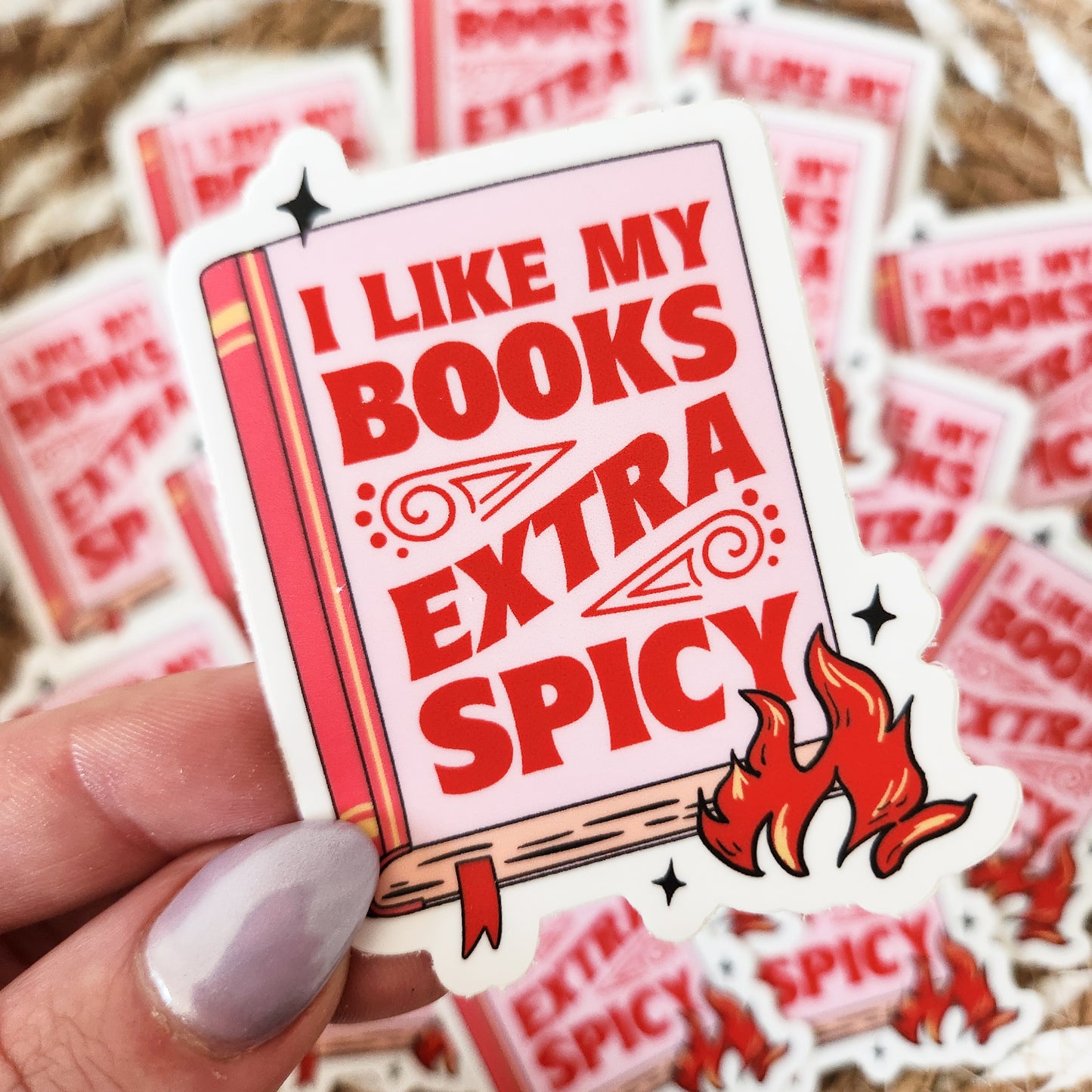 Extra Spicy Books Sticker