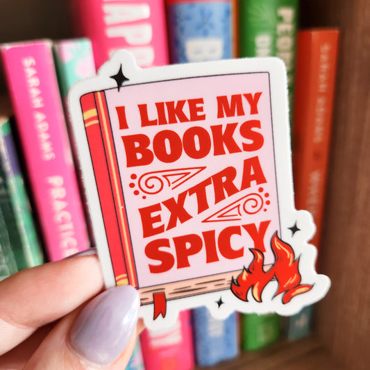 Extra Spicy Books Sticker