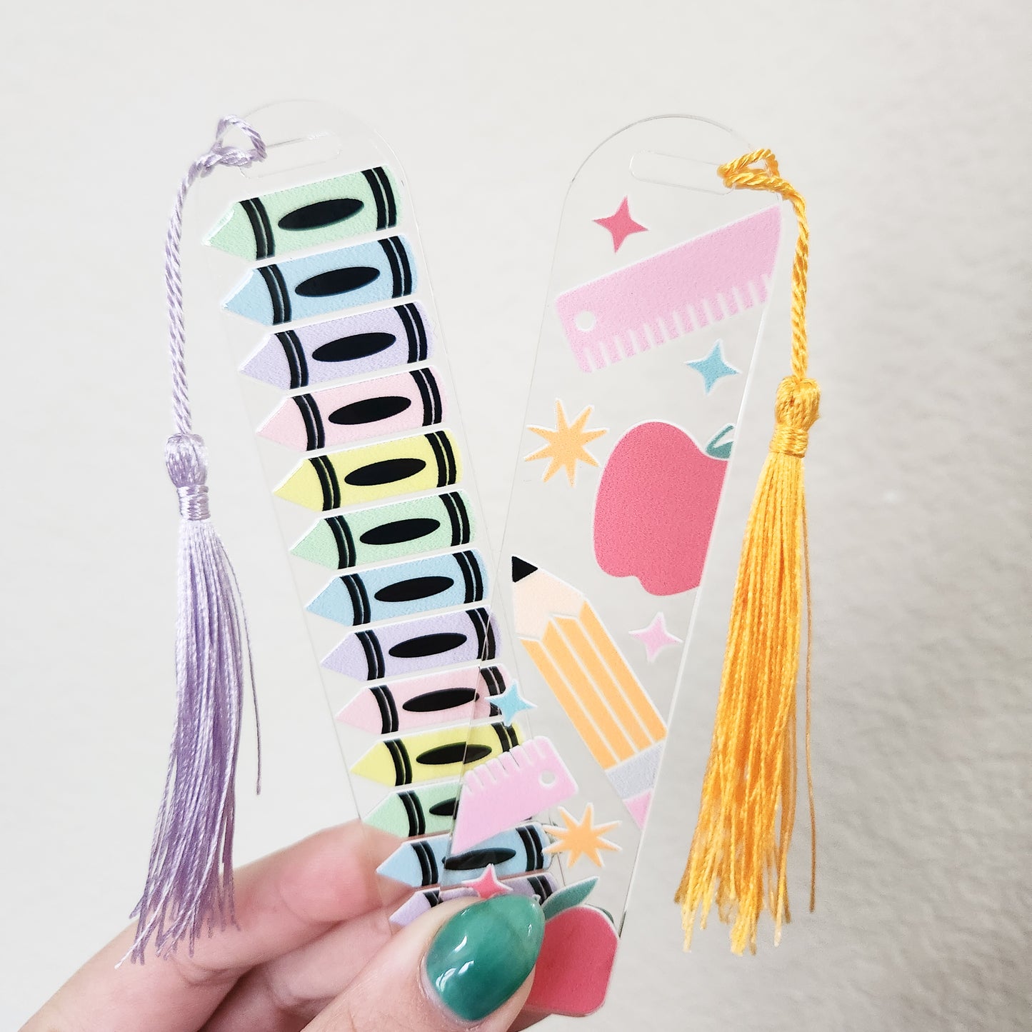 Colorful Crayons Bookmark