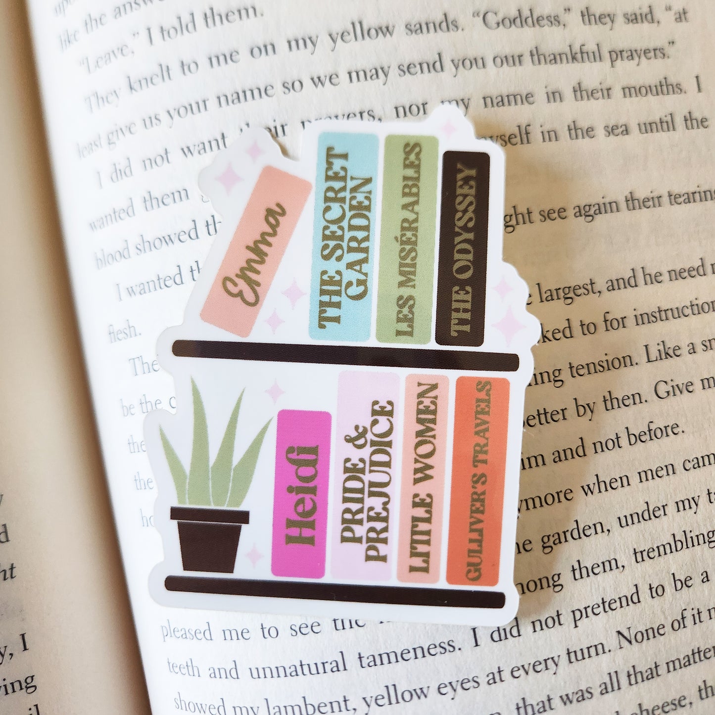 Classics Bookshelf Sticker