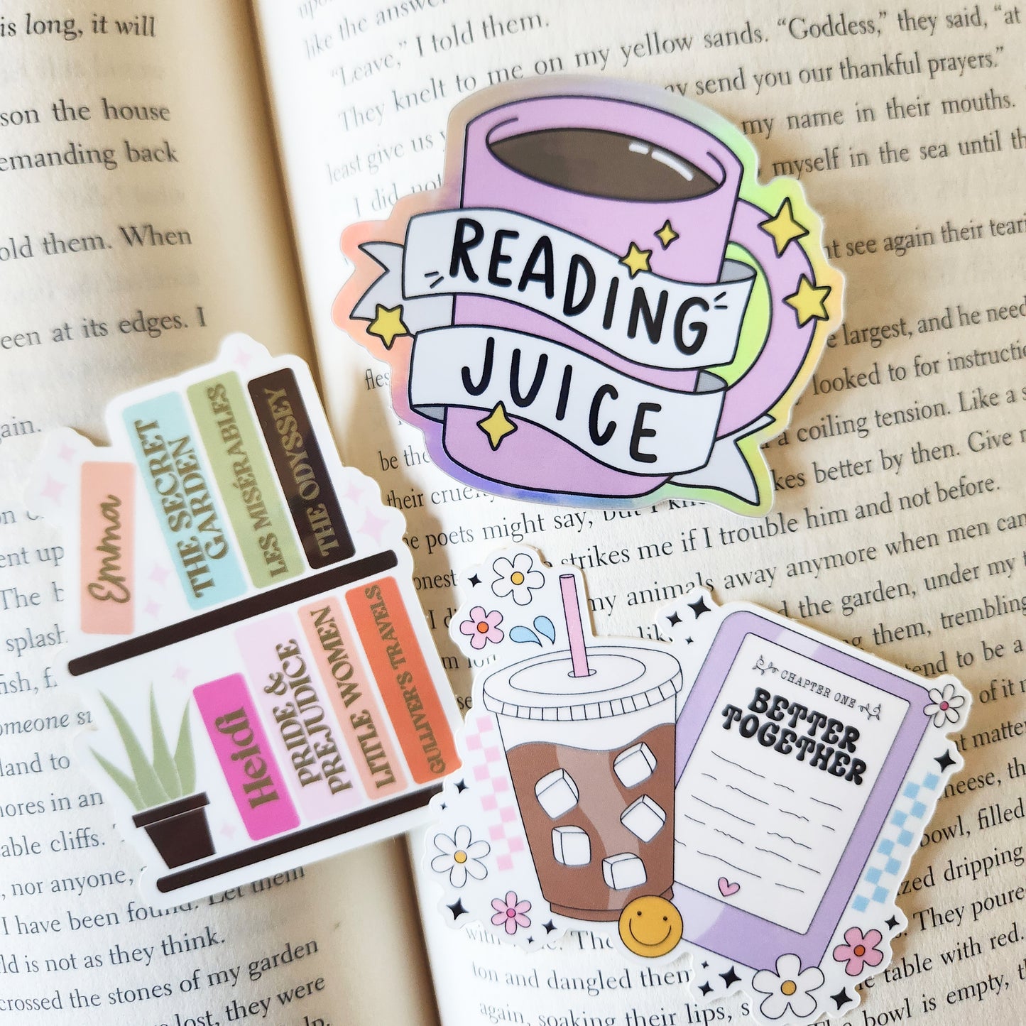 Reading Juice Sticker
