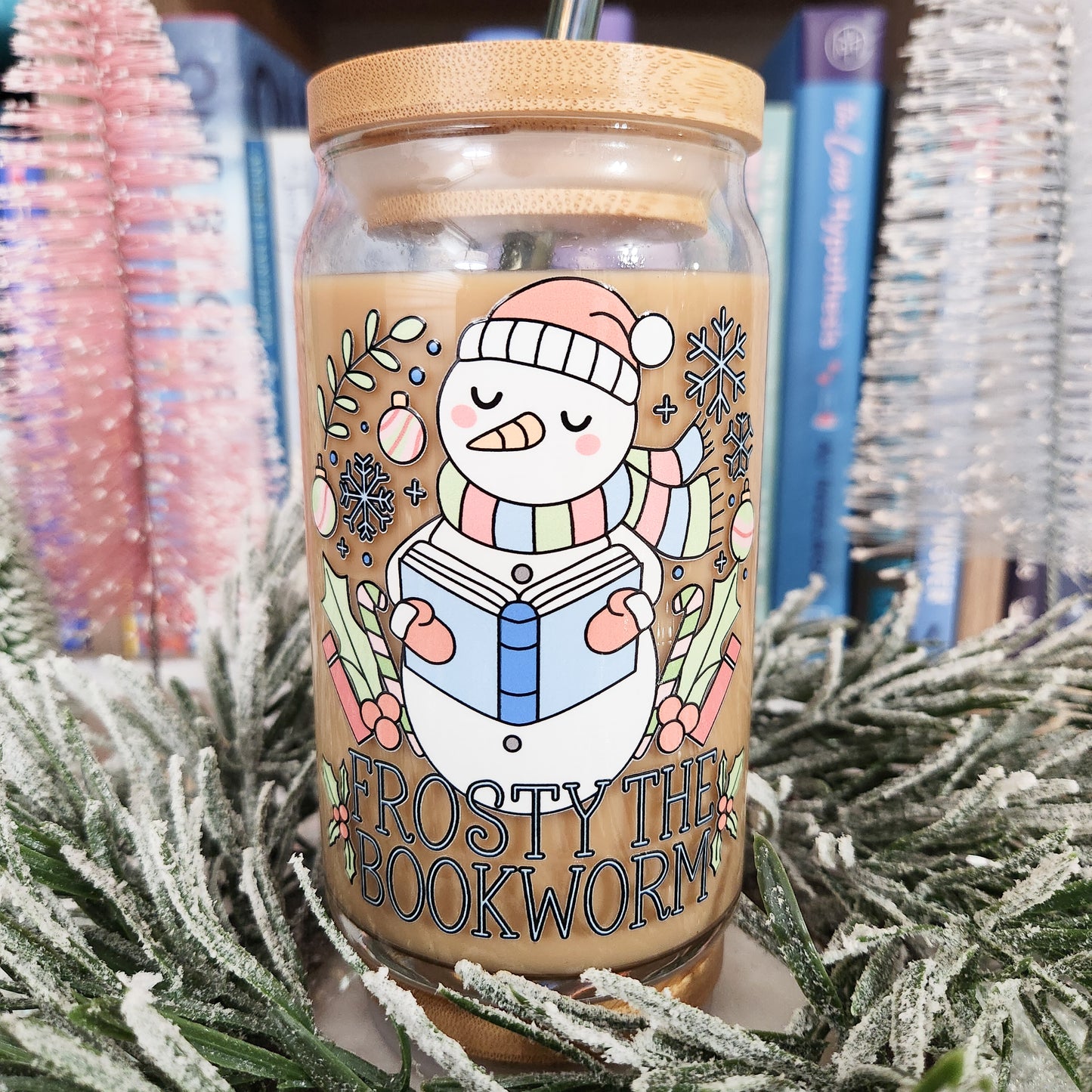 Frosty The Bookworm Cup