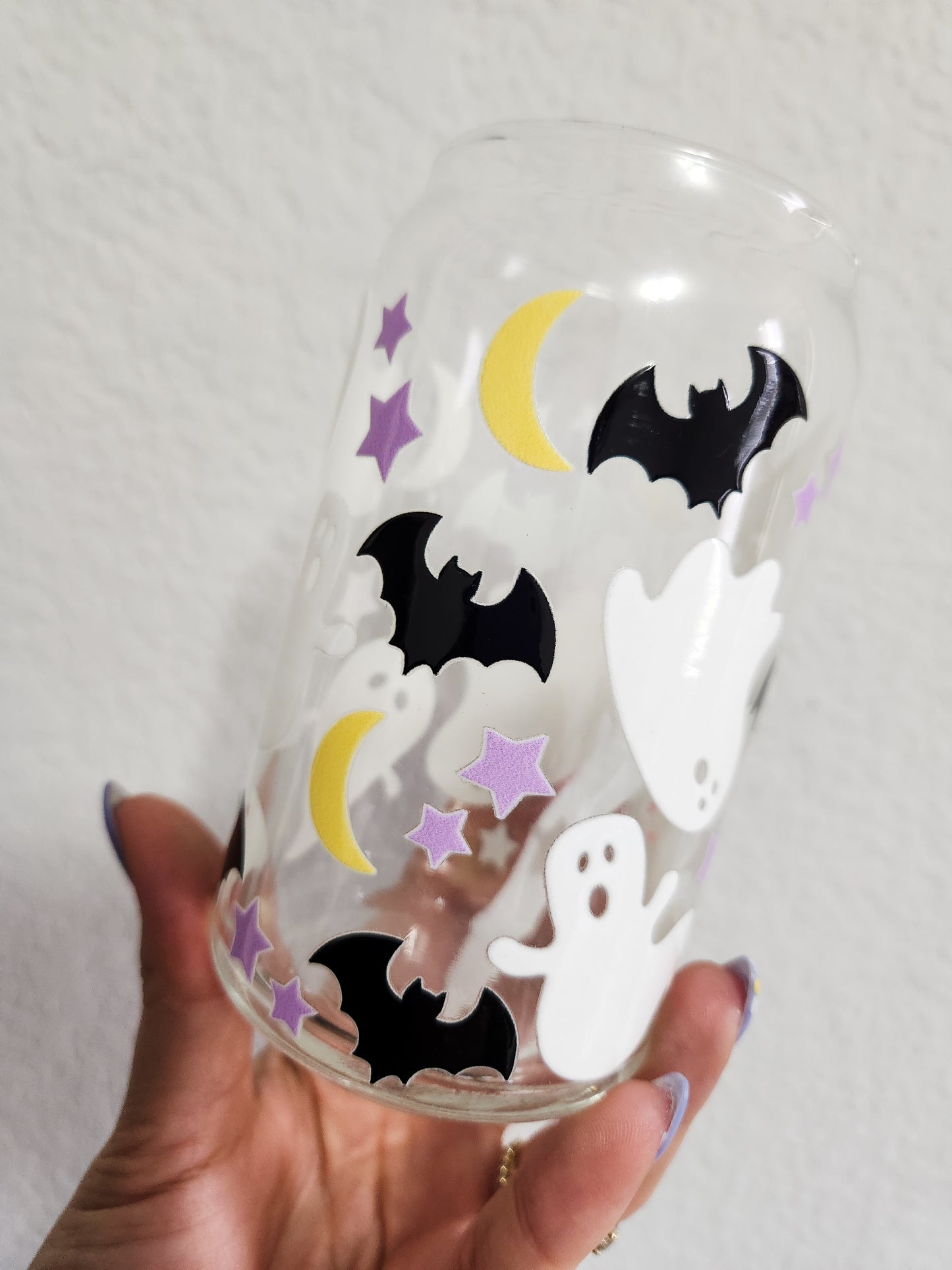 Boo Crew Glass Cup