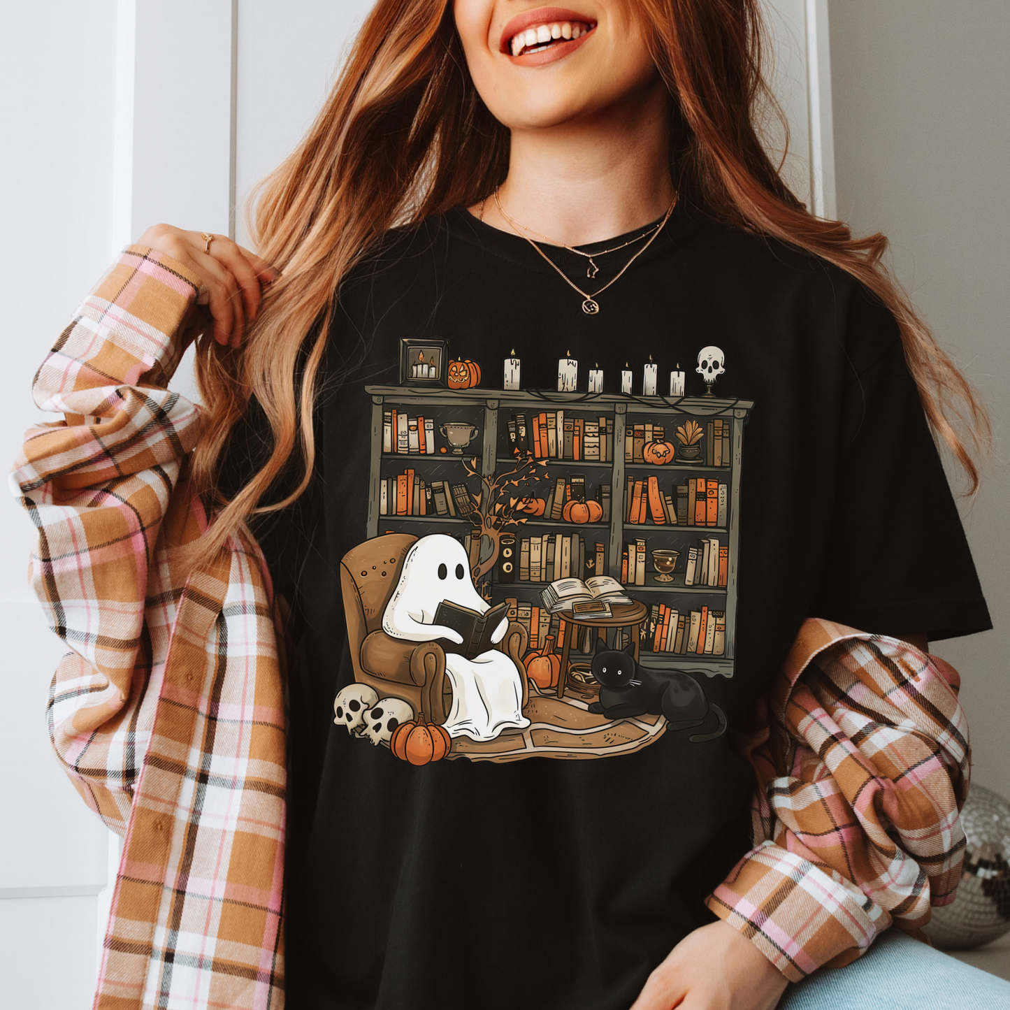 Spooky Library Tee