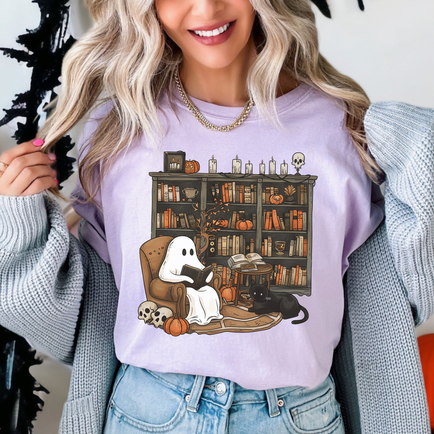 Spooky Library Tee