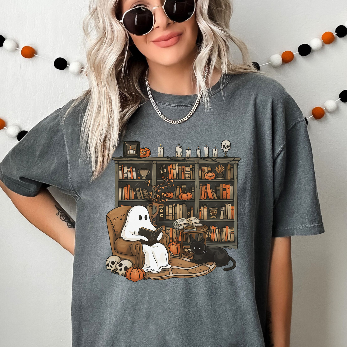 Spooky Library Tee