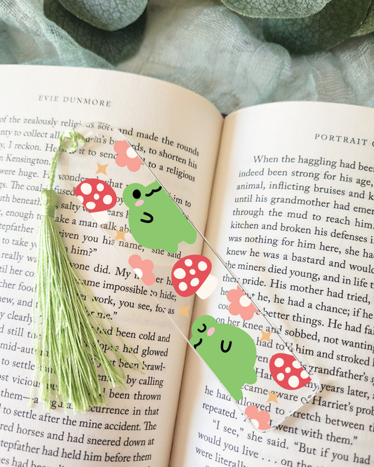 Froggies and Mushrooms Bookmark