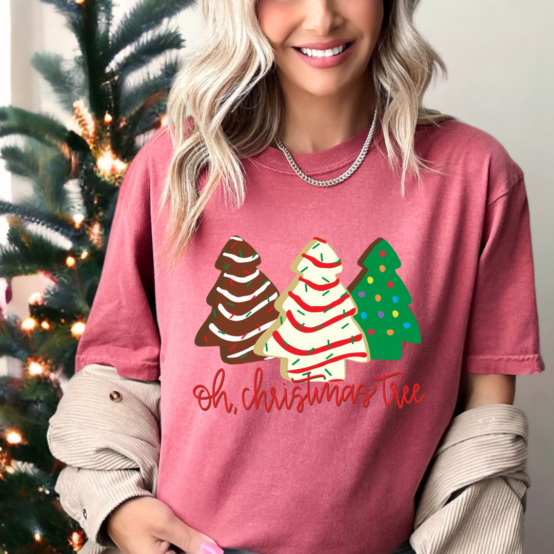 Snack Cakes Oh Christmas Tree T-Shirt