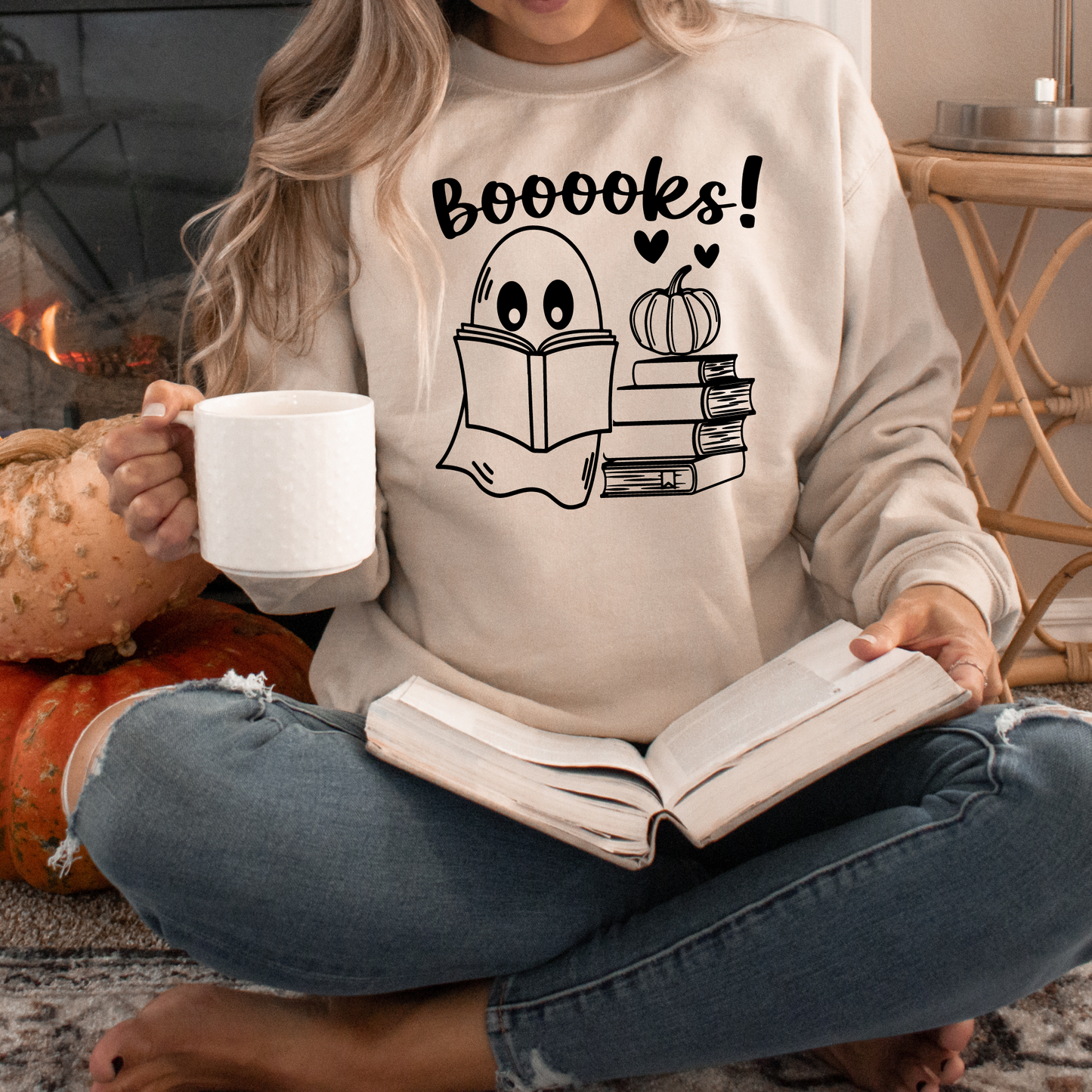 Boooooks Ghosty Sweatshirt