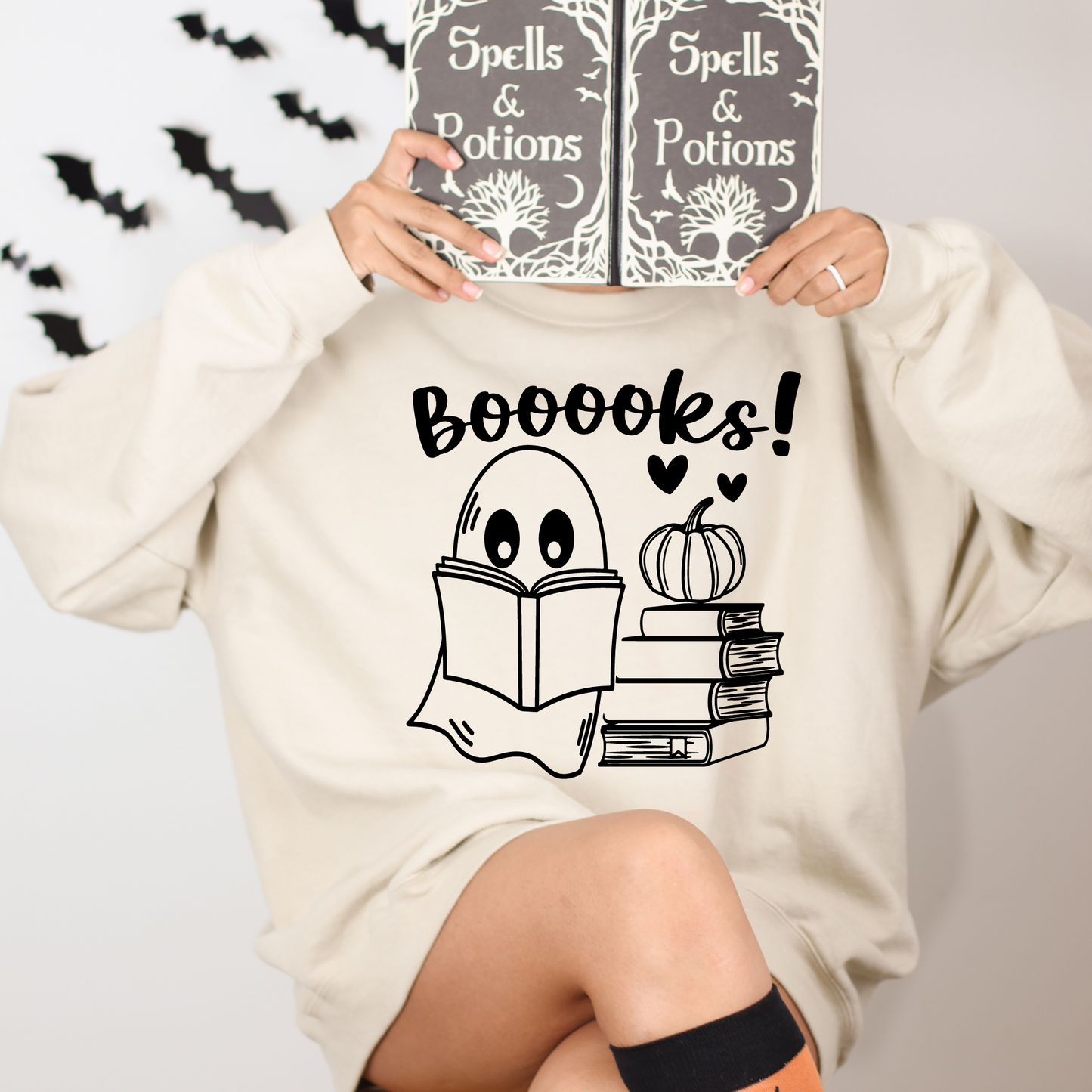 Boooooks Ghosty Sweatshirt