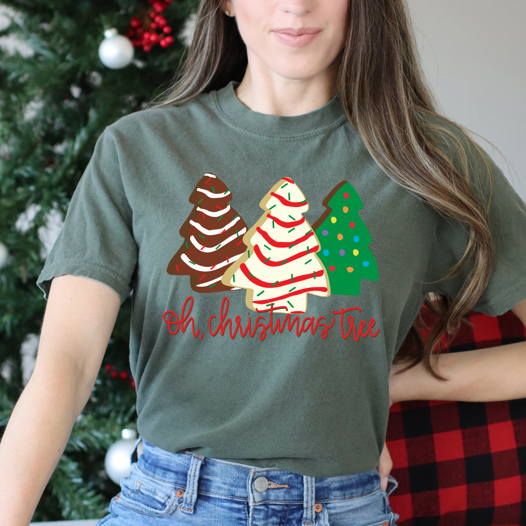 Snack Cakes Oh Christmas Tree T-Shirt