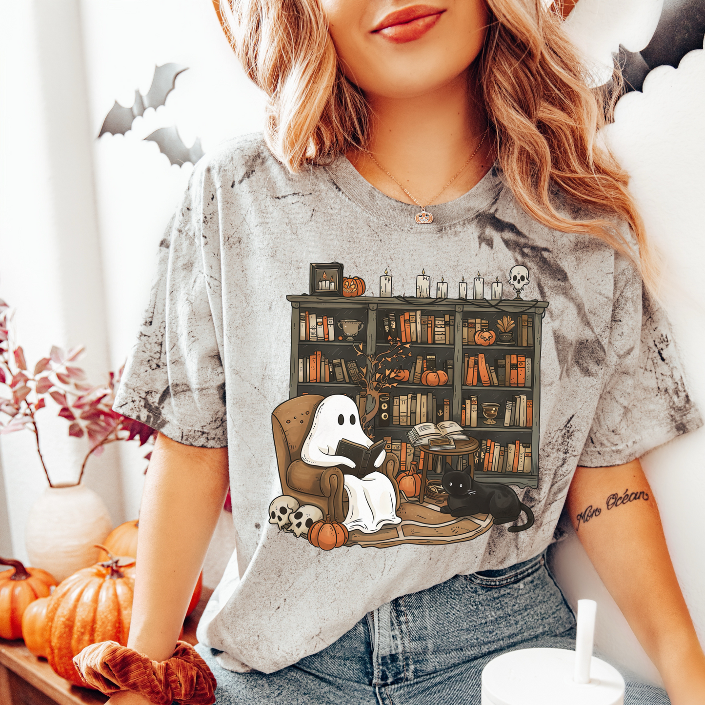 Spooky Library Tee