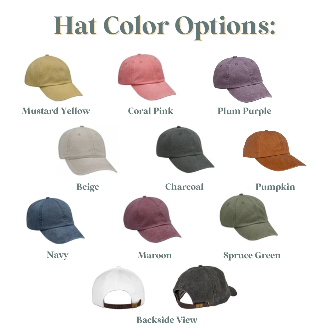 Spooky Season Dyed Hat