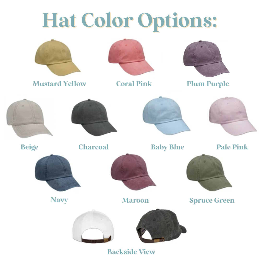 Sunflower Pigment Dyed Hat