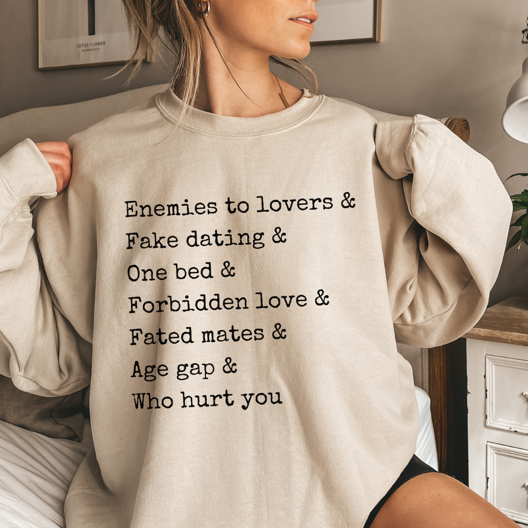 Romance Tropes Sweatshirt