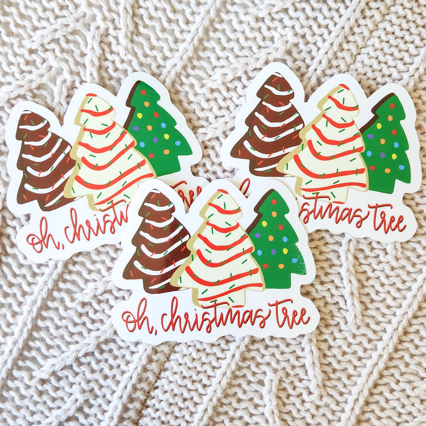 Snack Cakes Trio Sticker