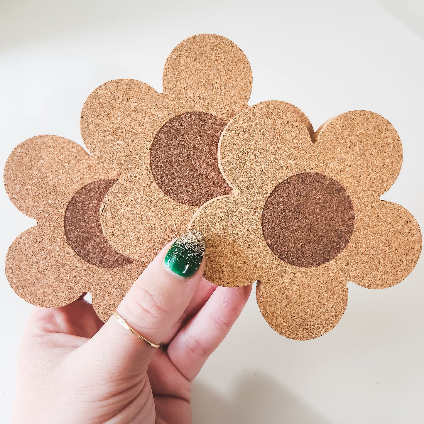 Flower Cork Coaster