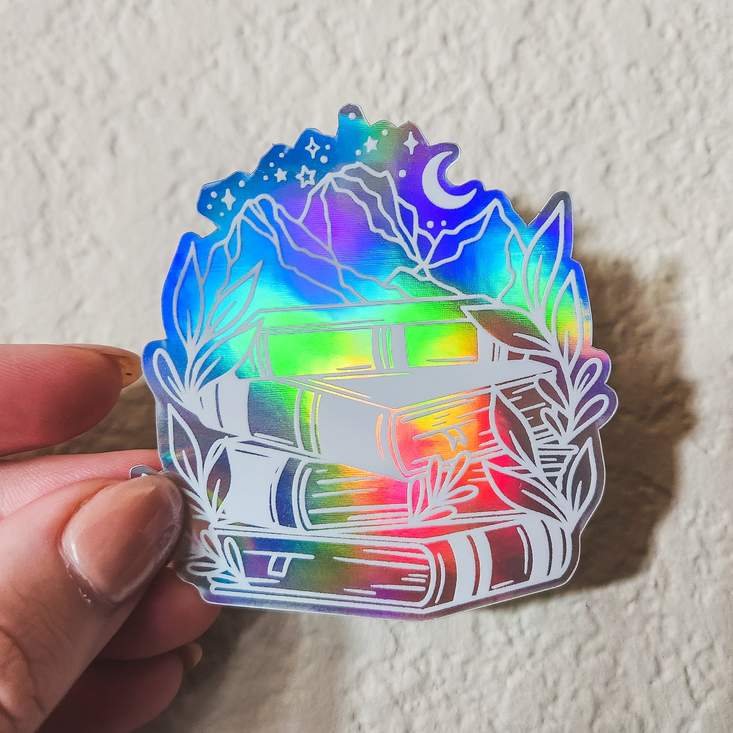 Fictional Wanderlust Holographic Sticker