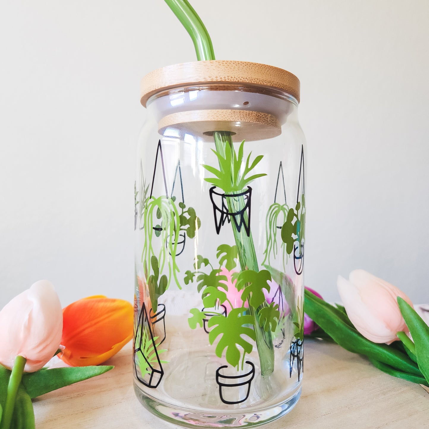 Plant Lover Glass Cup