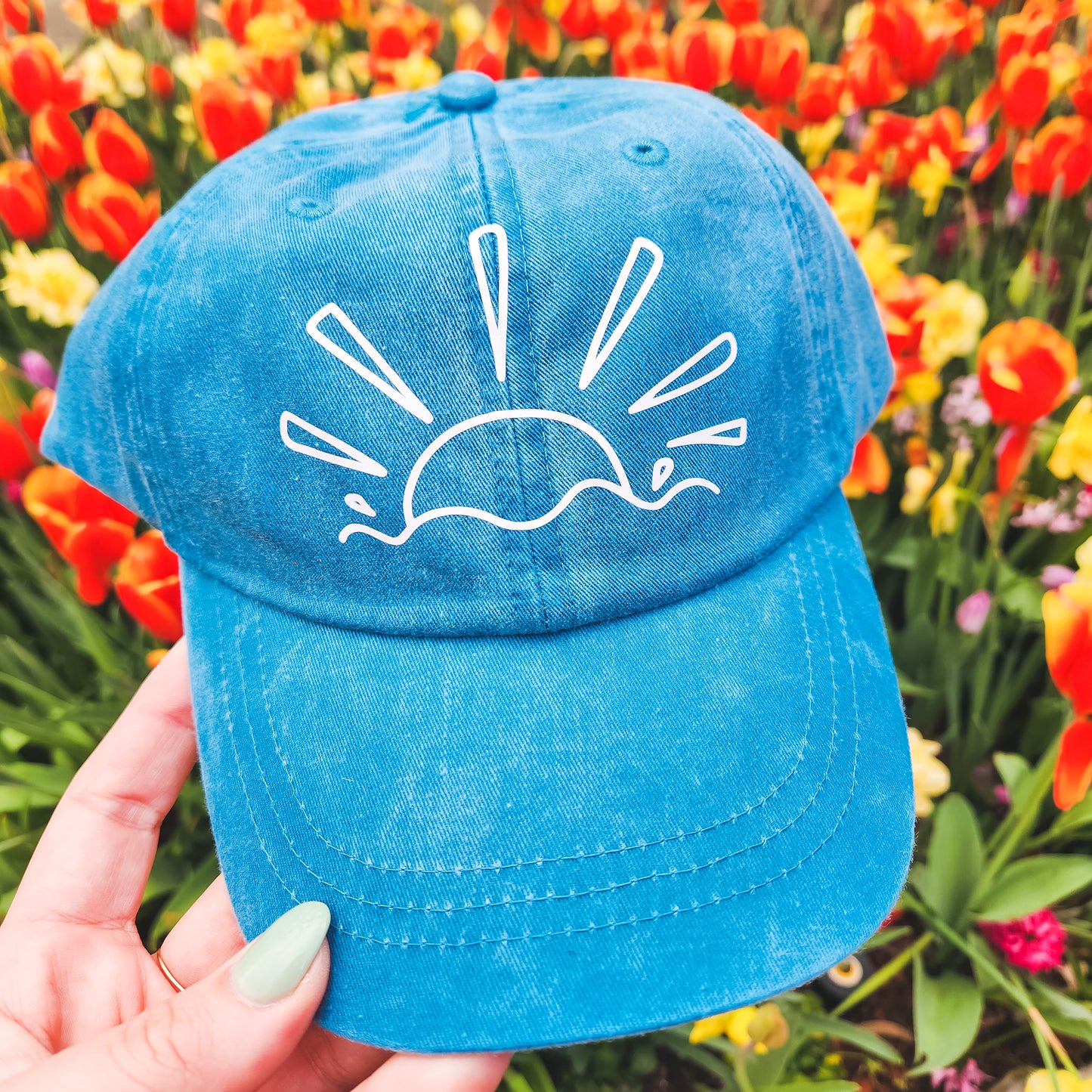 Ocean Sunrise Pigment Dyed Hat