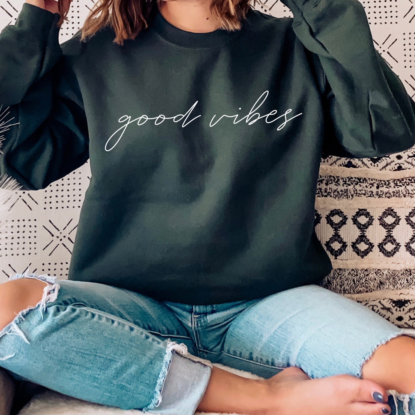Good Vibes Crewneck