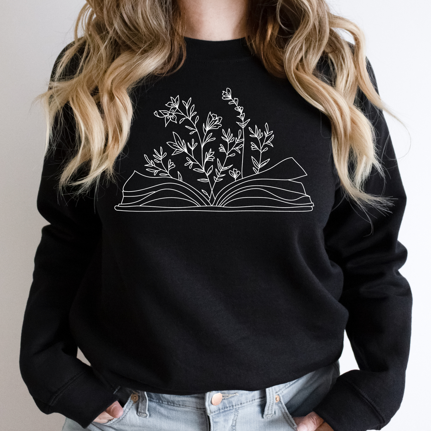 Wildflowers Book Sweatshirt