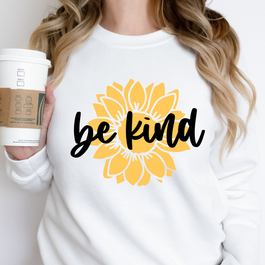 Be Kind Sunflower Sweatshirt