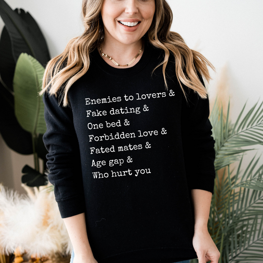 Romance Tropes Sweatshirt