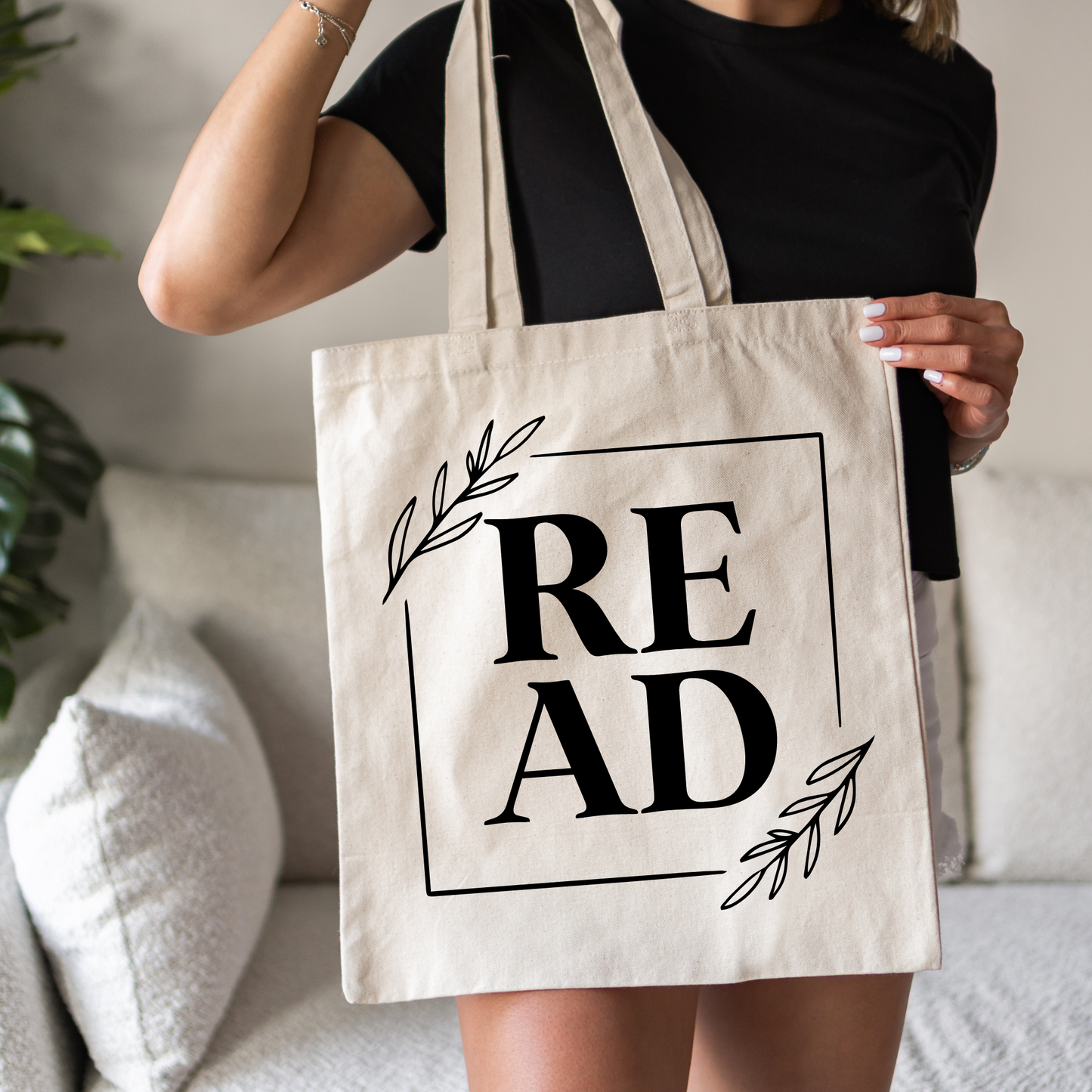 Read Canvas Tote Bag