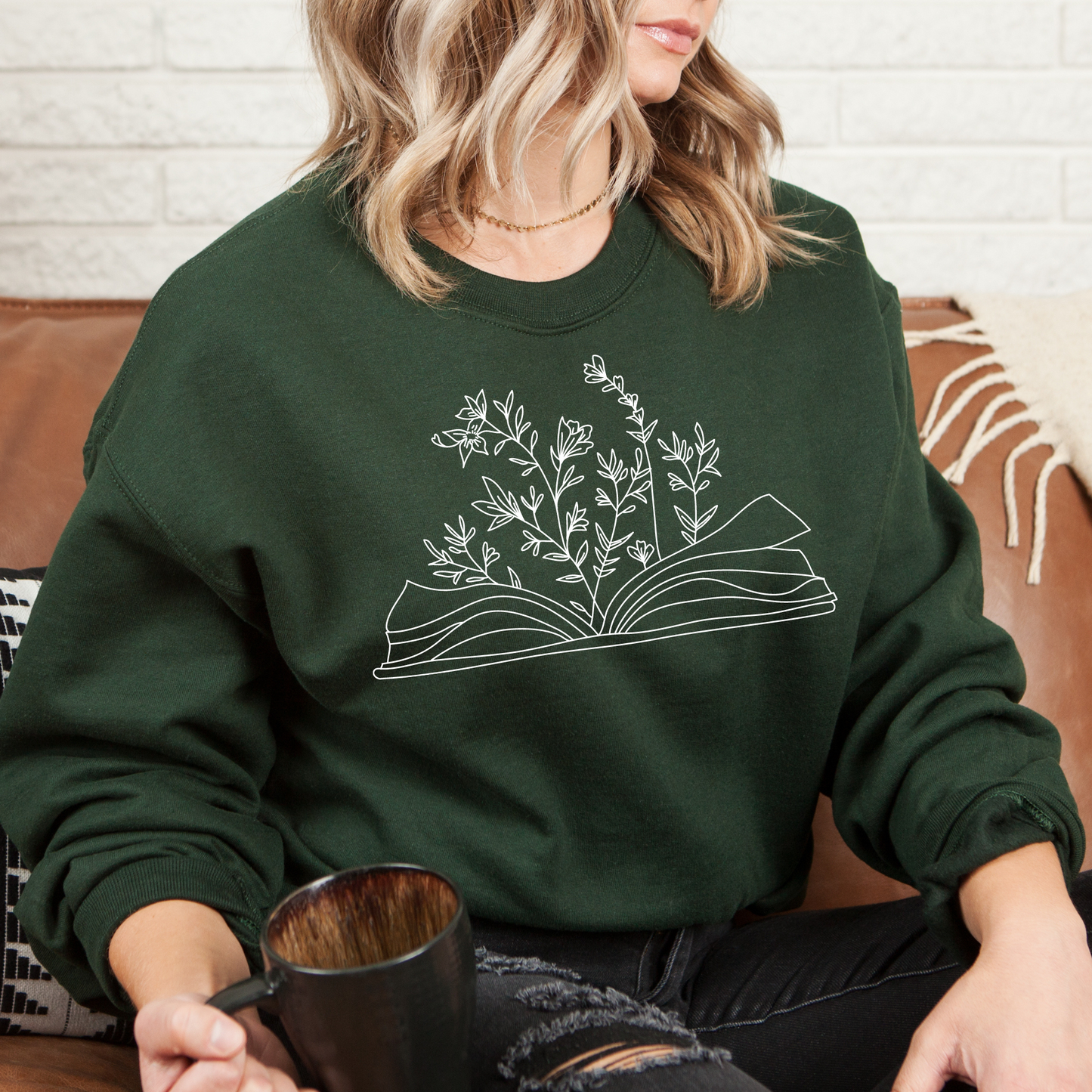 Wildflowers Book Sweatshirt