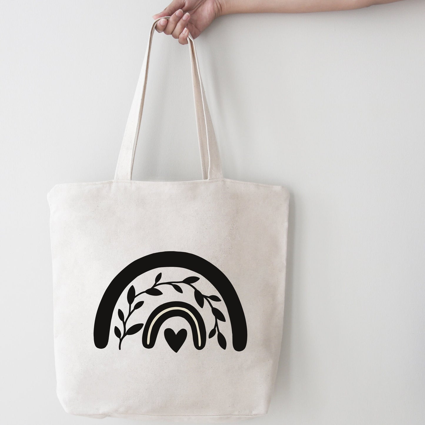 Boho Rainbow Tote Bag