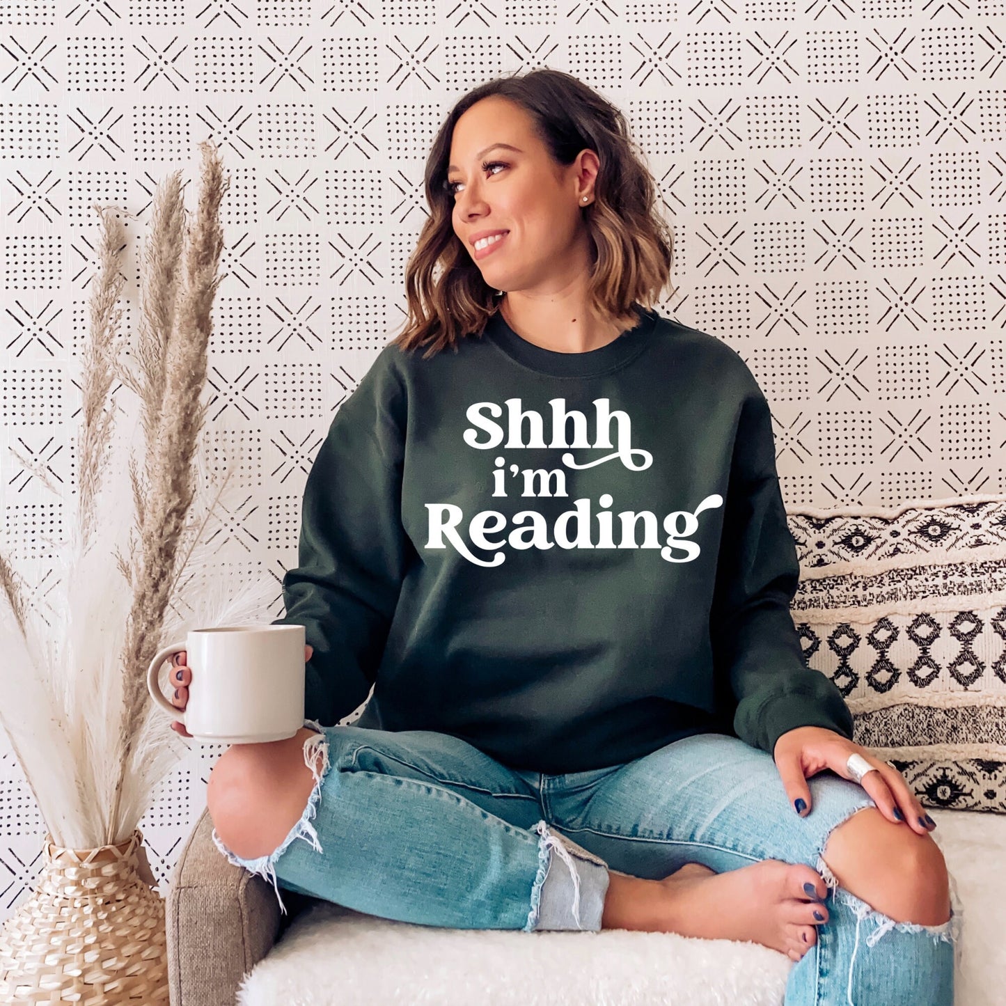 Shhh I'm Reading Bookish Sweatshirt