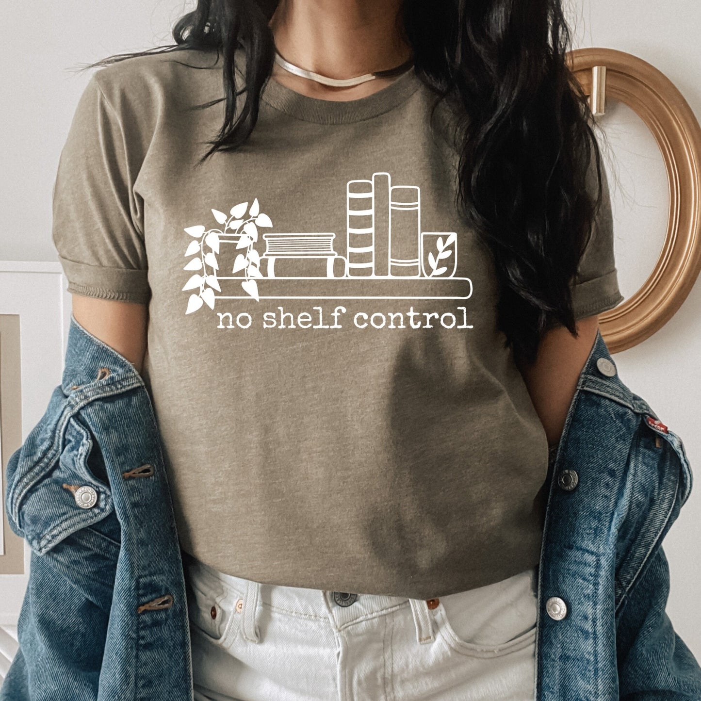 No Shelf Control Book T-Shirt
