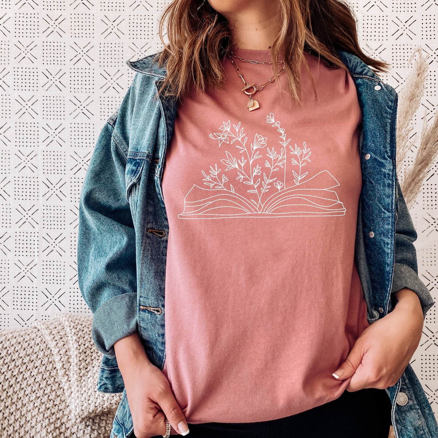 Wildflower Book Lover Shirt
