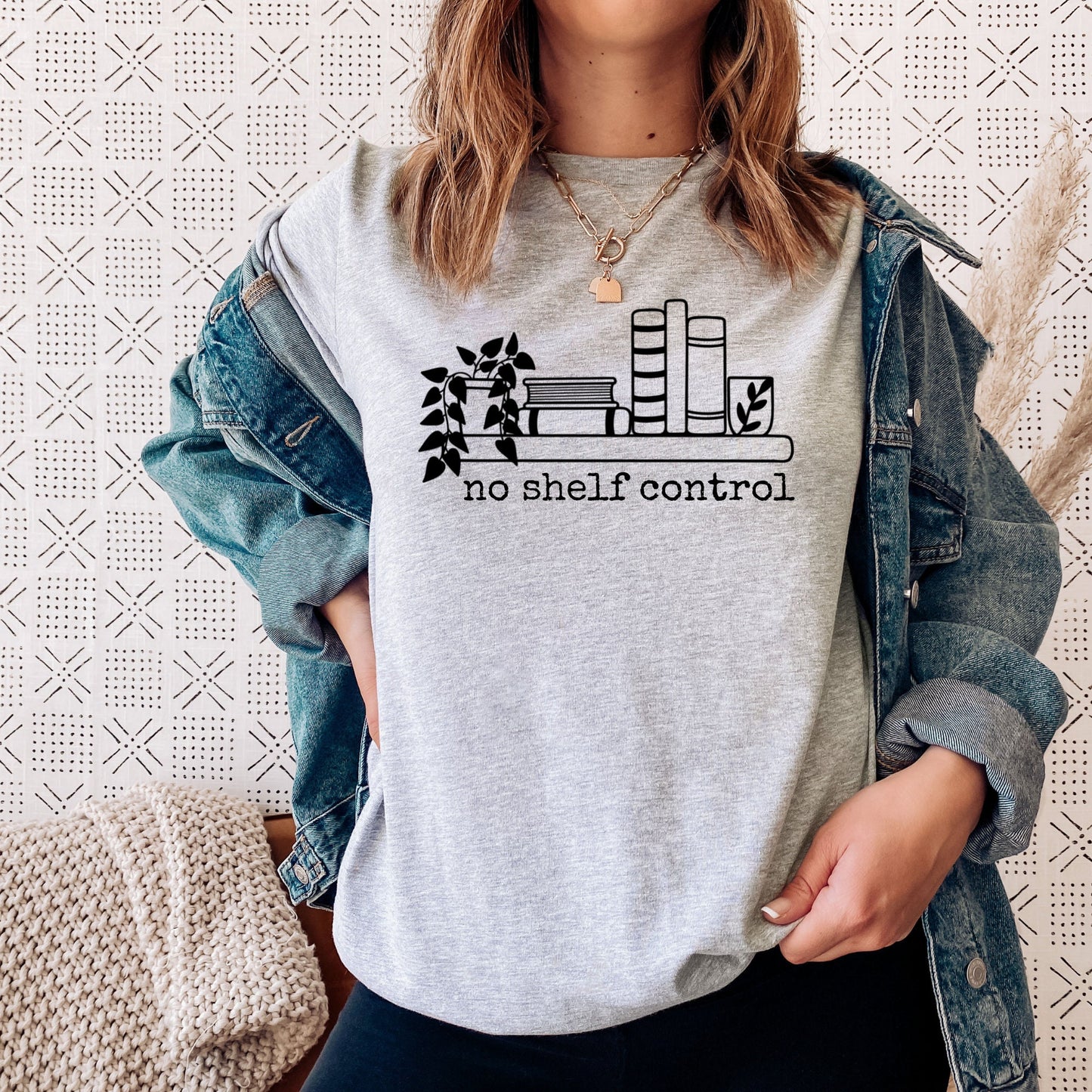No Shelf Control Book T-Shirt