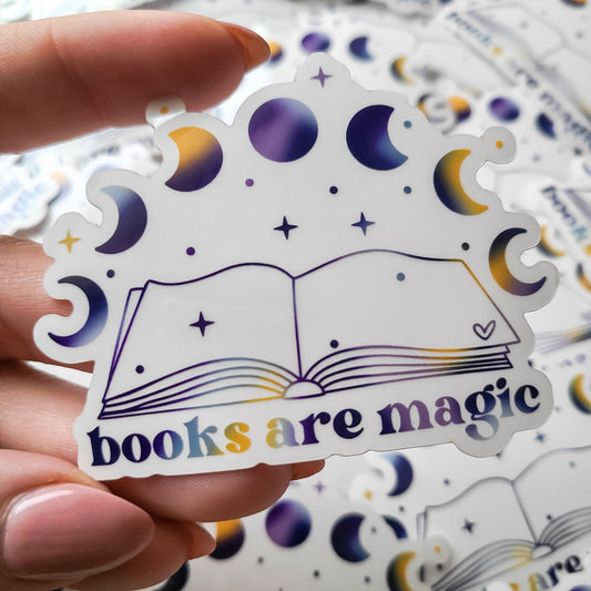 Books Are Magic Sticker