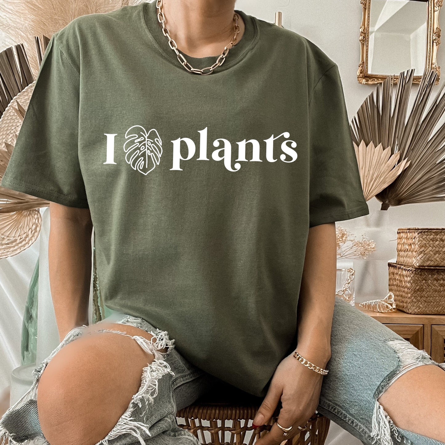 I Love Plants Monstera T-Shirt