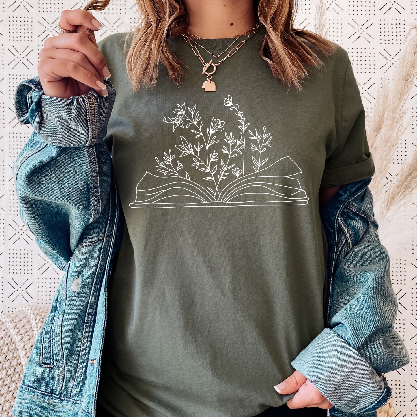 Wildflower Book Lover Shirt