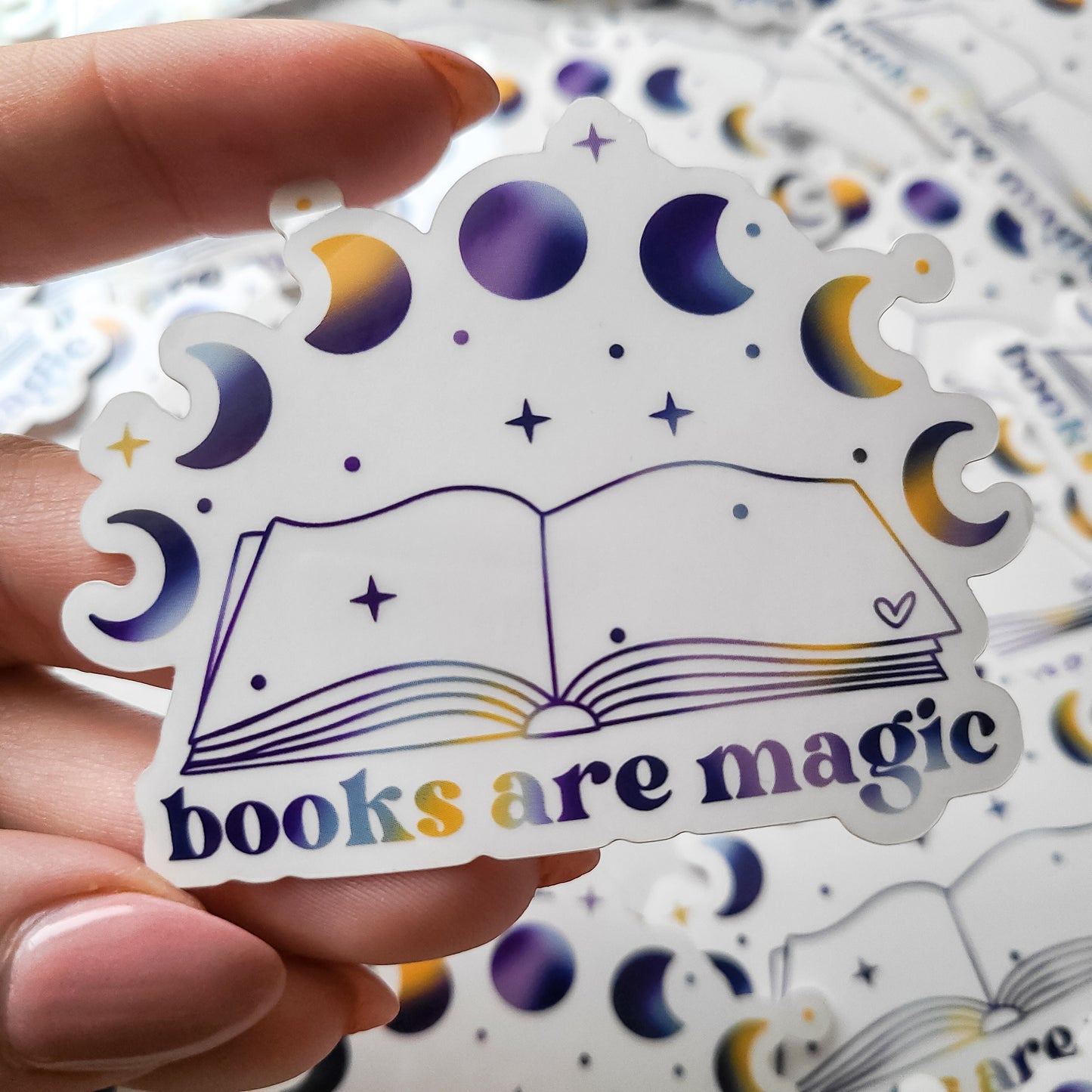Books Are Magic Sticker