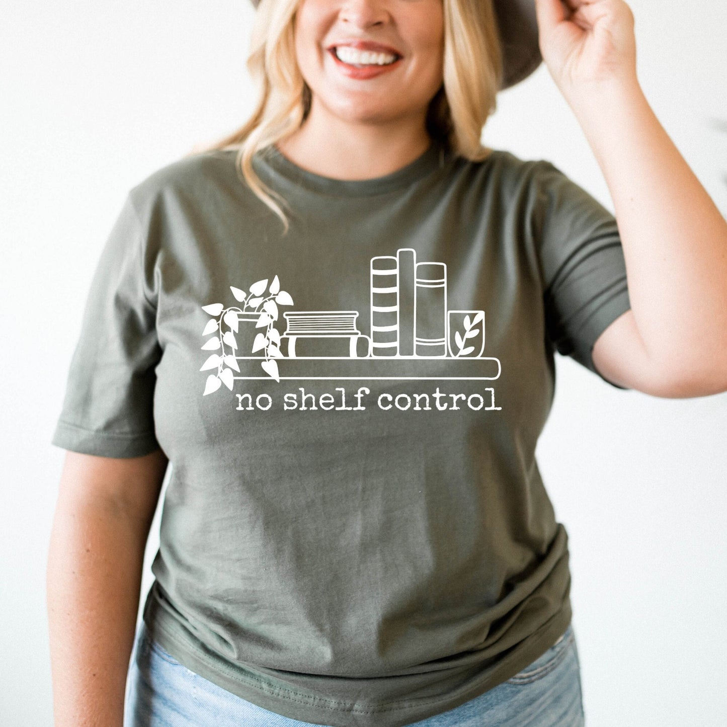 No Shelf Control Book T-Shirt