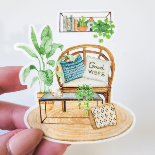 Good Vibes Hygge Sticker